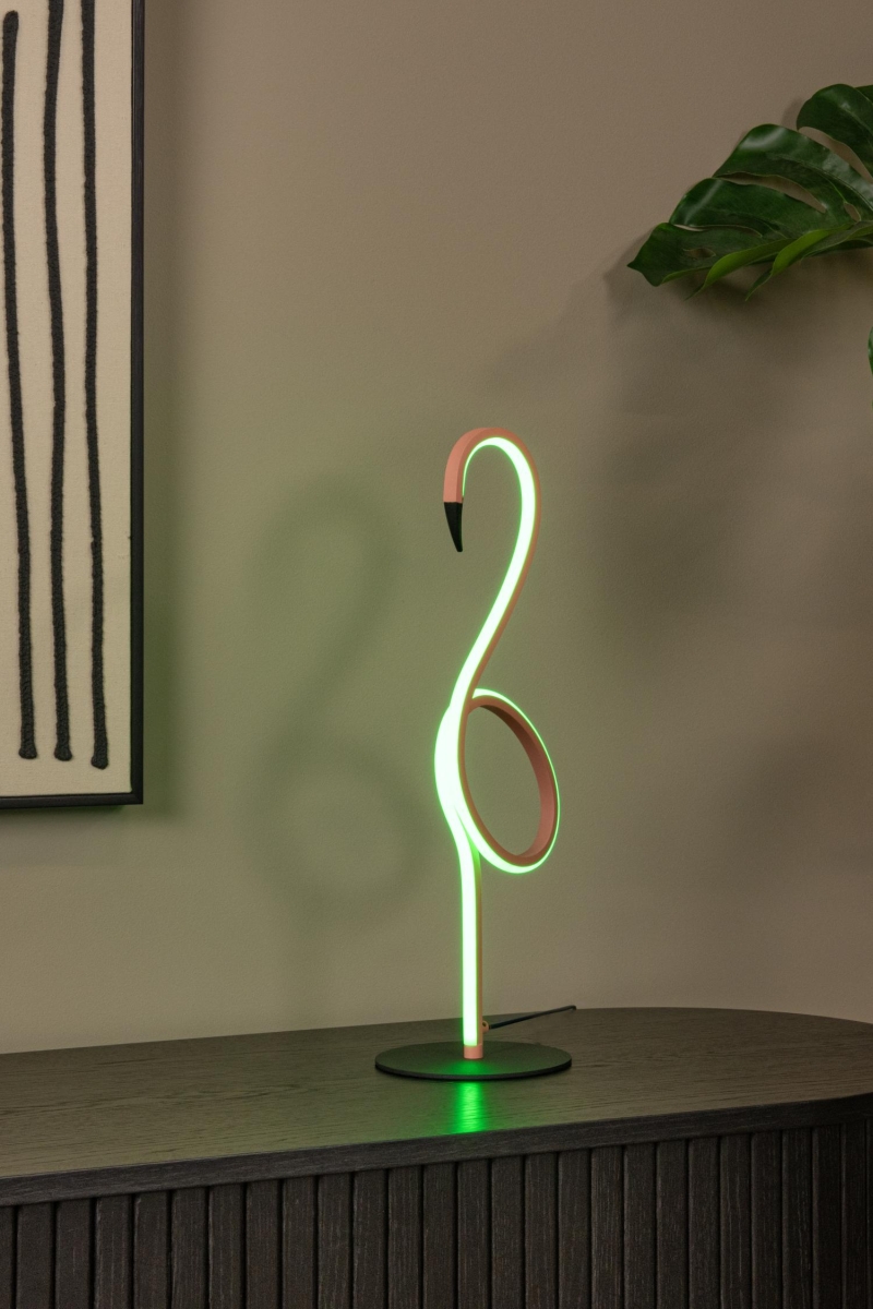 Lucide FLAMINGO - Table lamp - LED Dim. - Rgb - Pink